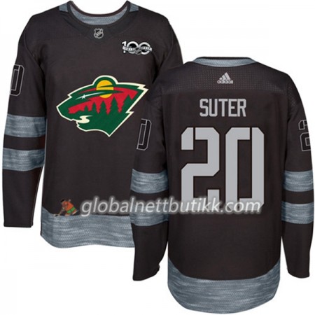 Minnesota Wild Hockeydrakt Ryan Suter 20 1917-2017 100th Anniversary Svart Adidas Authentic - Herre